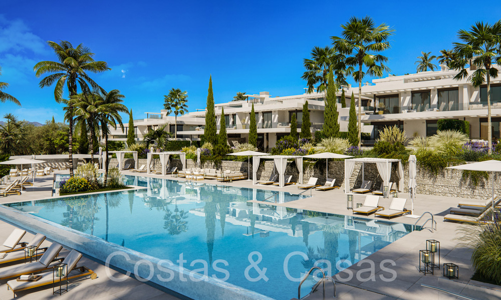 Prestigiosos apartamentos nuevos en venta junto al campo de golf, con vistas al mar y al golf, Marbella Este 64741