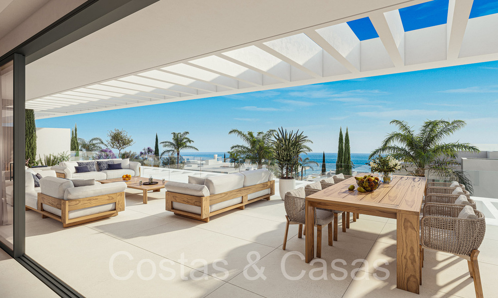 Prestigiosos apartamentos nuevos en venta junto al campo de golf, con vistas al mar y al golf, Marbella Este 64742