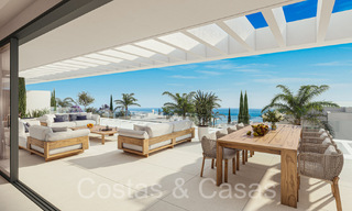 Prestigiosos apartamentos nuevos en venta junto al campo de golf, con vistas al mar y al golf, Marbella Este 64742 