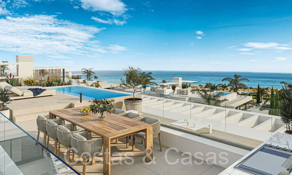 Prestigiosos apartamentos nuevos en venta junto al campo de golf, con vistas al mar y al golf, Marbella Este 64746