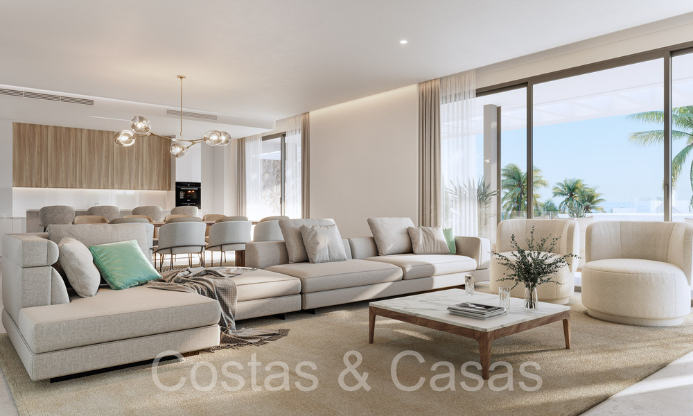 Prestigiosos apartamentos nuevos en venta junto al campo de golf, con vistas al mar y al golf, Marbella Este 64749