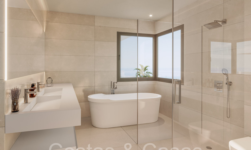 Prestigiosos apartamentos nuevos en venta junto al campo de golf, con vistas al mar y al golf, Marbella Este 64751