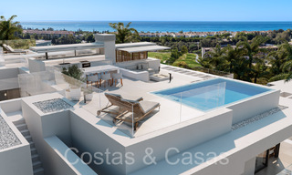 Prestigiosos apartamentos nuevos en venta junto al campo de golf, con vistas al mar y al golf, Marbella Este 64754 