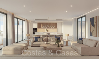 Casas nuevas y modernistas en venta directamente en el campo de golf en el este de Marbella 64773 