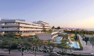 Proyecto de nueva construcción de apartamentos sostenibles con vistas panorámicas al mar en venta, cerca del centro de Estepona 64688 