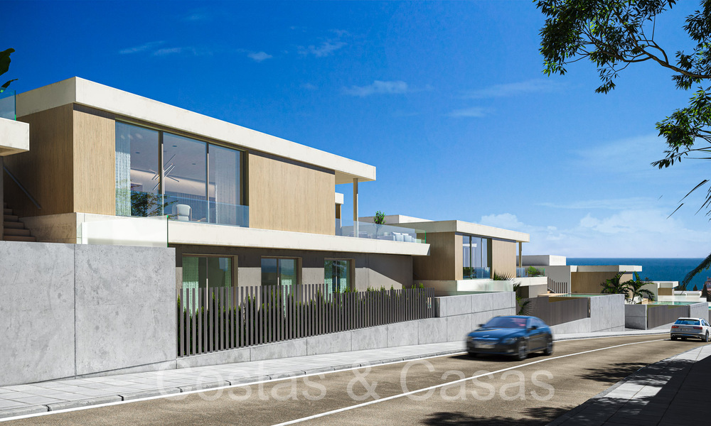 ¡Última 2 villas! Villa de nueva construcción energéticamente eficiente en venta con vistas al mar a las afueras del centro de Estepona 64787