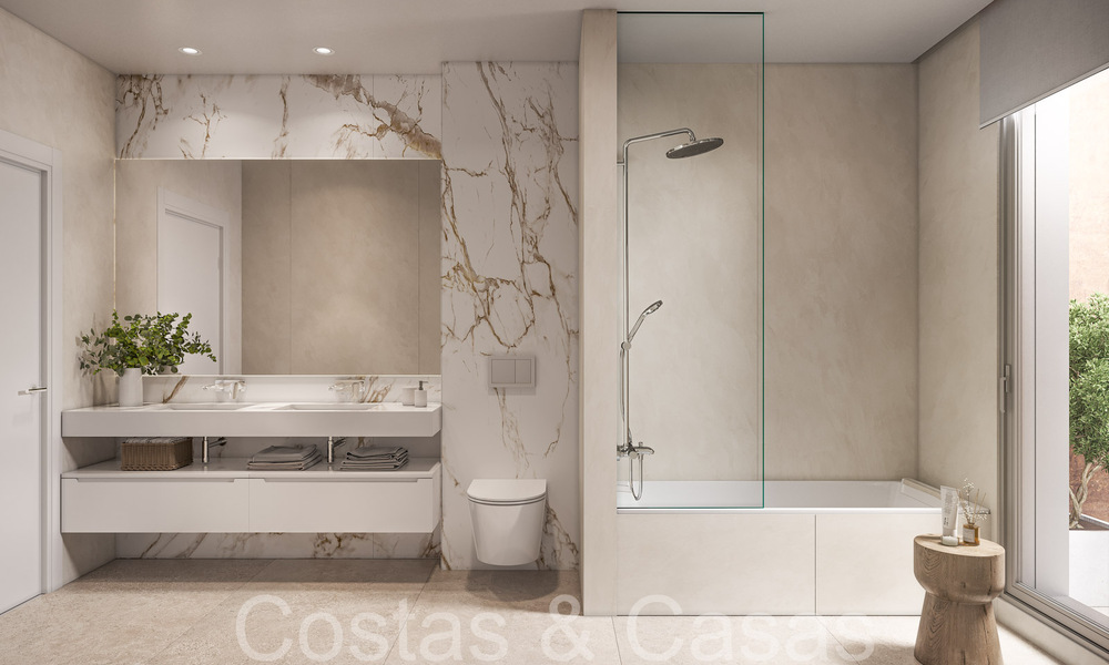 ¡Última 2 villas! Villa de nueva construcción energéticamente eficiente en venta con vistas al mar a las afueras del centro de Estepona 64797