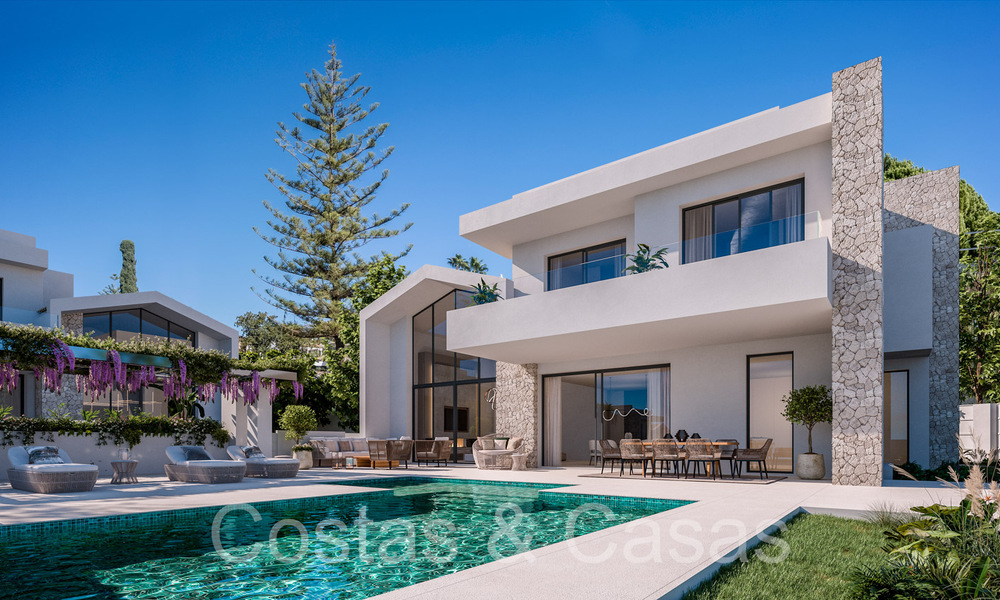 Nuevas villas en venta con vistas panorámicas al mar a poca distancia del centro de San Pedro, Marbella 67335