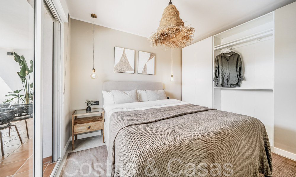 Elegante apartamento renovado en venta en una comunidad cerrada en Nueva Andalucía, Marbella 65416