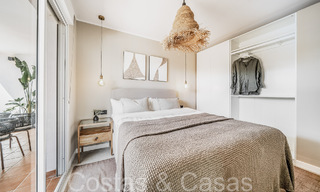 Elegante apartamento renovado en venta en una comunidad cerrada en Nueva Andalucía, Marbella 65416 