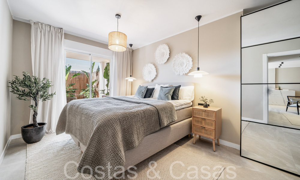 Elegante apartamento renovado en venta en una comunidad cerrada en Nueva Andalucía, Marbella 65417