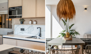 Elegante apartamento renovado en venta en una comunidad cerrada en Nueva Andalucía, Marbella 65425 