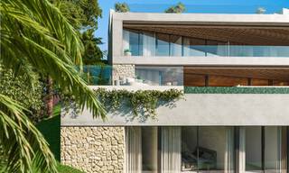 Terreno edificable + prestigioso proyecto de villa en venta junto al campo de golf en Nueva Andalucía, Marbella 64970 