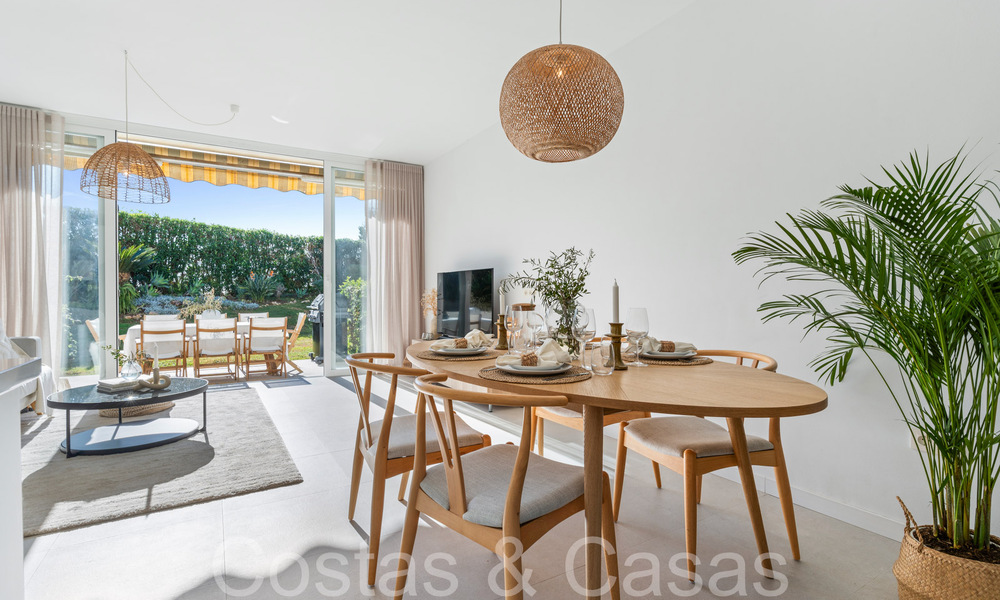 Casa adosada recientemente renovada en un complejo cerrado en venta, junto al campo de golf en Nueva Andalucía, Marbella 65222