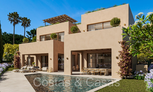 Parcela edificable con proyecto de villa en venta a poca distancia de todos los servicios y de la playa en la Milla de Oro de Marbella 64720