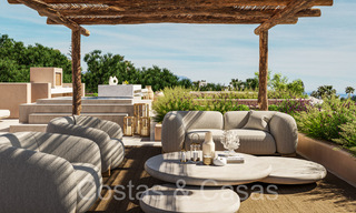 Parcela edificable con proyecto de villa en venta a poca distancia de todos los servicios y de la playa en la Milla de Oro de Marbella 64722 