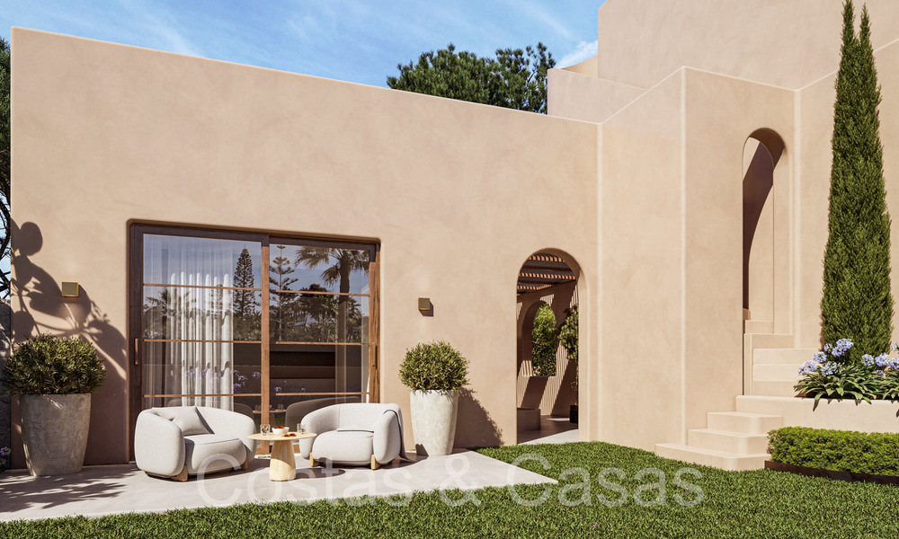 Parcela edificable con proyecto de villa en venta a poca distancia de todos los servicios y de la playa en la Milla de Oro de Marbella 64724