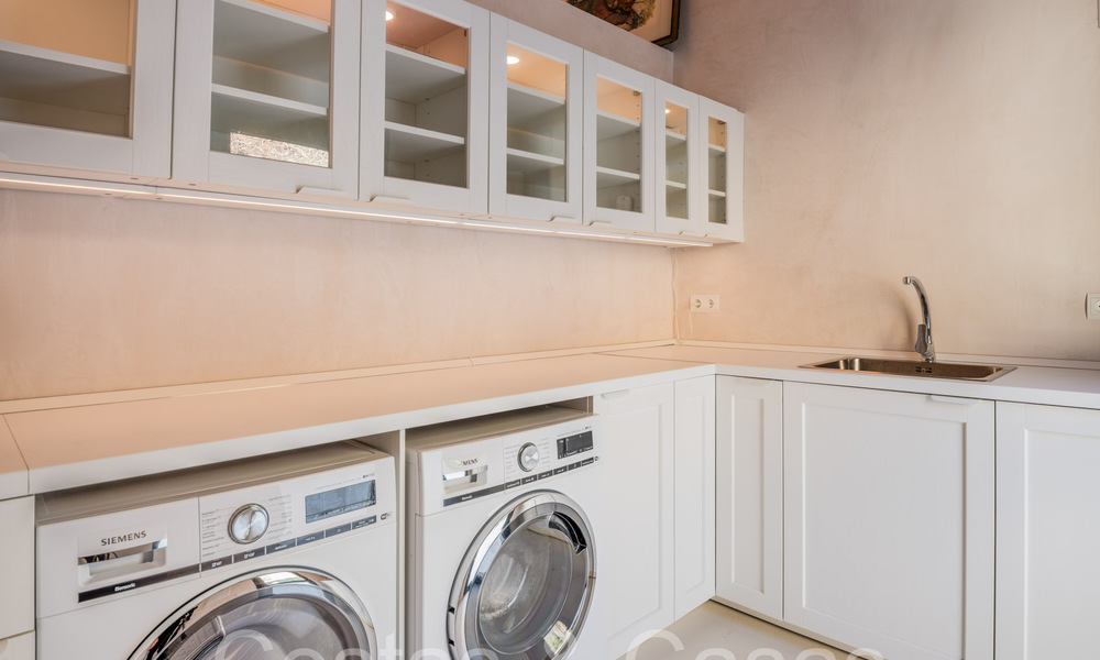 Finca de lujo andaluza con alojamiento de invitados y sublimes vistas al mar en venta en las colinas de Estepona 65101