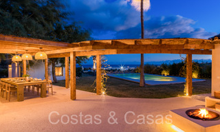 Finca de lujo andaluza con alojamiento de invitados y sublimes vistas al mar en venta en las colinas de Estepona 65112 