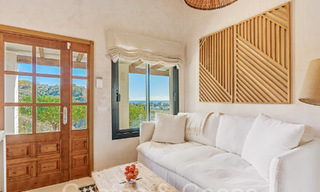 Finca de lujo andaluza con alojamiento de invitados y sublimes vistas al mar en venta en las colinas de Estepona 65123 