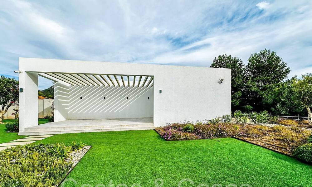 Villa arquitectónica de lujo con vistas panorámicas al mar en venta en Marbella - Benahavis 65476