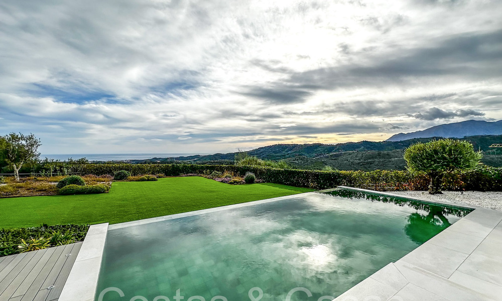 Villa arquitectónica de lujo con vistas panorámicas al mar en venta en Marbella - Benahavis 65479
