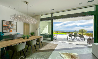 Villa arquitectónica de lujo con vistas panorámicas al mar en venta en Marbella - Benahavis 65491 