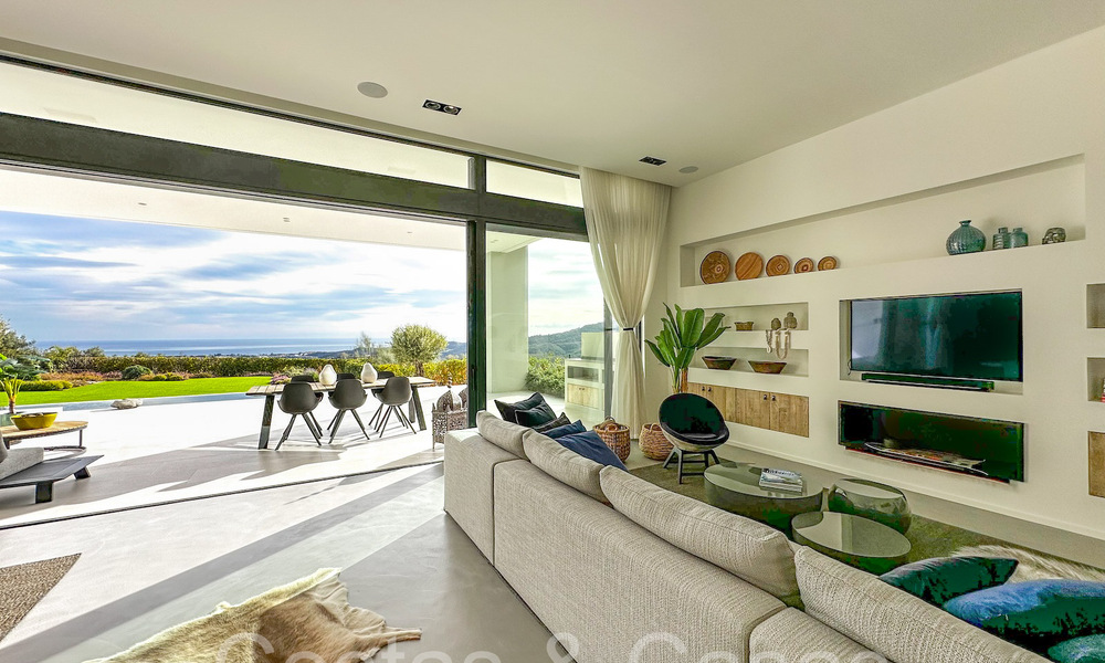 Villa arquitectónica de lujo con vistas panorámicas al mar en venta en Marbella - Benahavis 65492