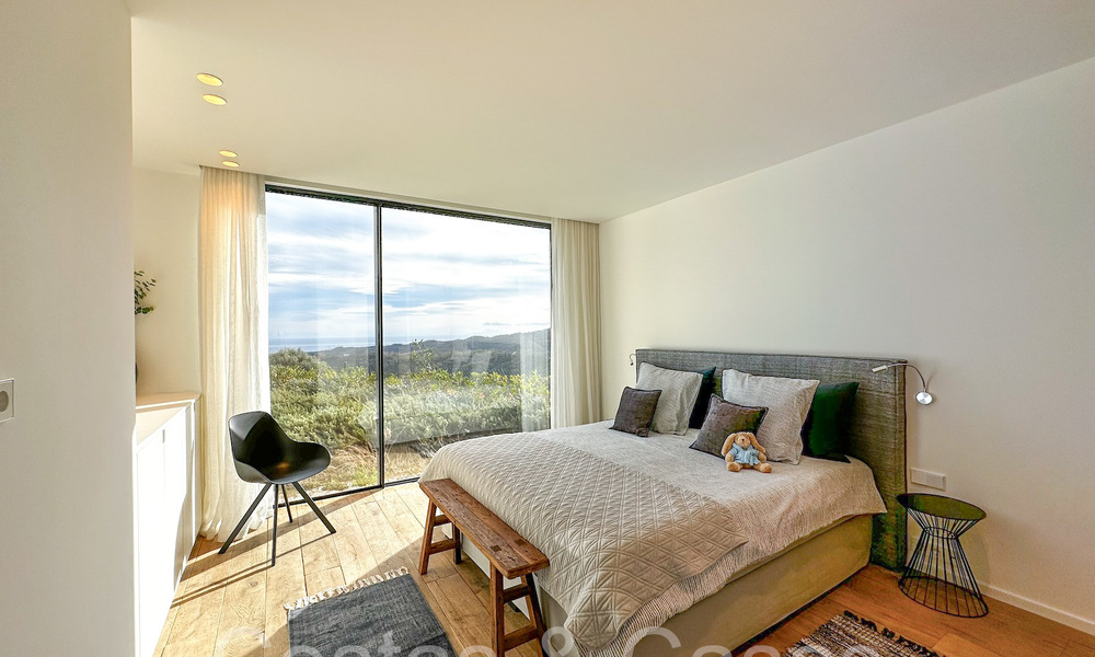 Villa arquitectónica de lujo con vistas panorámicas al mar en venta en Marbella - Benahavis 65494