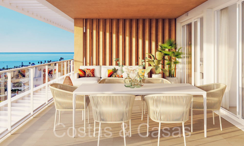 Nuevo en el mercado. Elegantes apartamentos en venta en un entorno privilegiado de golf en San Roque, Costa del Sol 65055