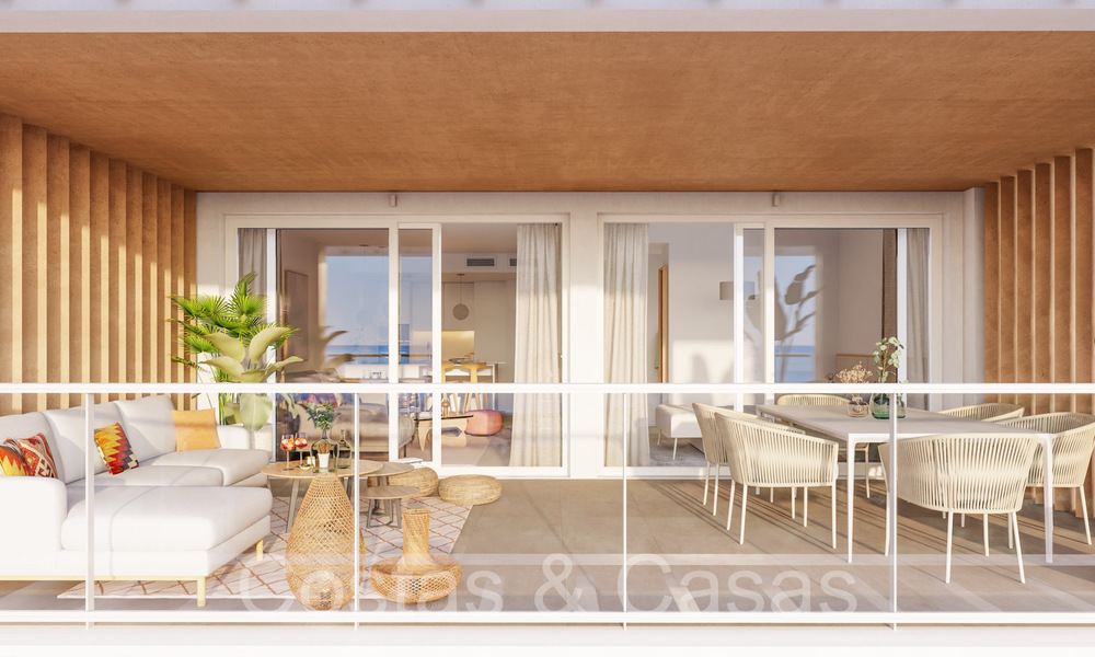 Nuevo en el mercado. Elegantes apartamentos en venta en un entorno privilegiado de golf en San Roque, Costa del Sol 65057