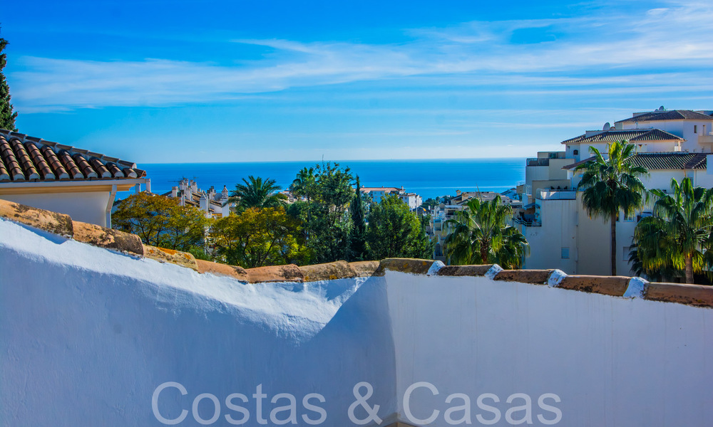 Casa contemporánea renovada con hermosas vistas al mar en venta en Riviera del Sol, Mijas, Costa del Sol 65836