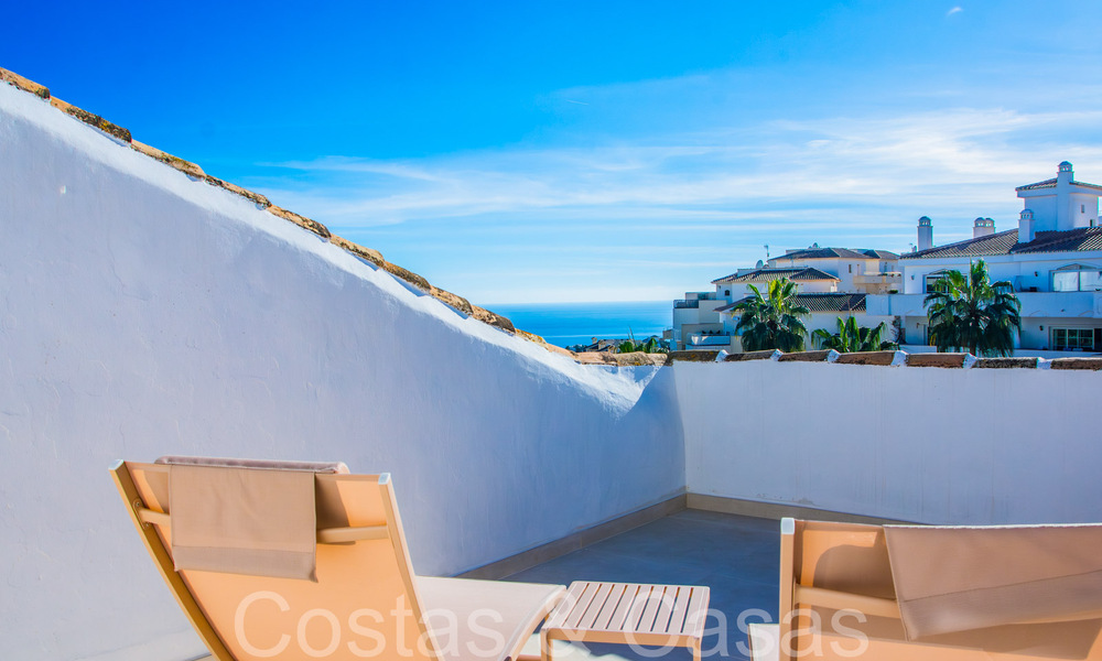 Casa contemporánea renovada con hermosas vistas al mar en venta en Riviera del Sol, Mijas, Costa del Sol 65837