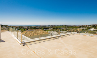 Nueva villa con estilo arquitectónico moderno en venta en el valle del golf de Nueva Andalucía, Marbella 65897 