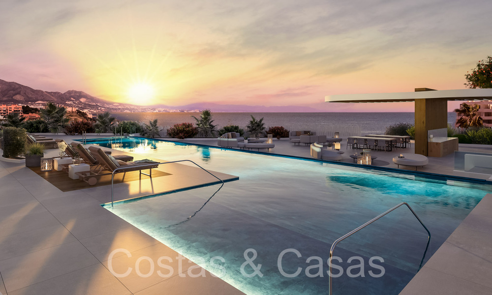 Apartamentos de lujo nuevos y avanzados en venta con vistas panorámicas al mar en Mijas, Costa del Sol 65542