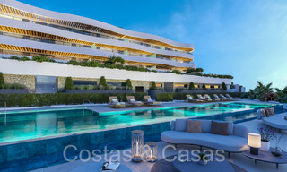 Apartamentos de lujo nuevos y avanzados en venta con vistas panorámicas al mar en Mijas, Costa del Sol 65543 