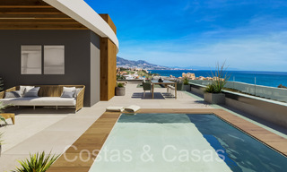 Apartamentos de lujo nuevos y avanzados en venta con vistas panorámicas al mar en Mijas, Costa del Sol 65546 
