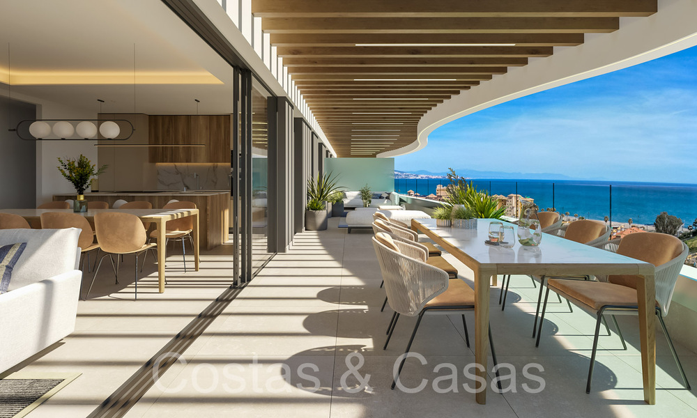 Apartamentos de lujo nuevos y avanzados en venta con vistas panorámicas al mar en Mijas, Costa del Sol 65547