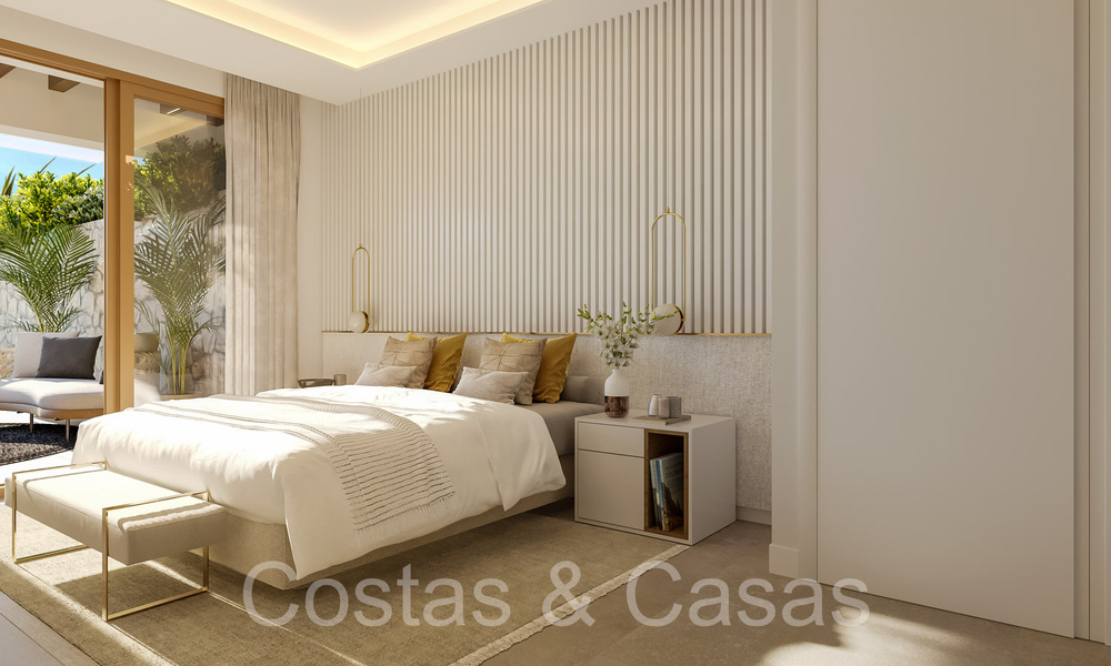 Apartamentos de lujo nuevos y avanzados en venta con vistas panorámicas al mar en Mijas, Costa del Sol 65551