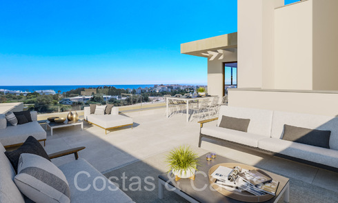Apartamentos contemporáneos de nueva construcción en venta a poca distancia de la playa y con vistas al mar, cerca del centro de Estepona 65563