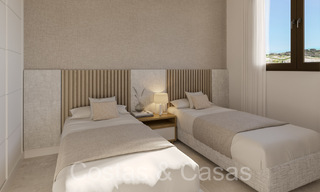 Apartamentos contemporáneos de nueva construcción en venta a poca distancia de la playa y con vistas al mar, cerca del centro de Estepona 65565 