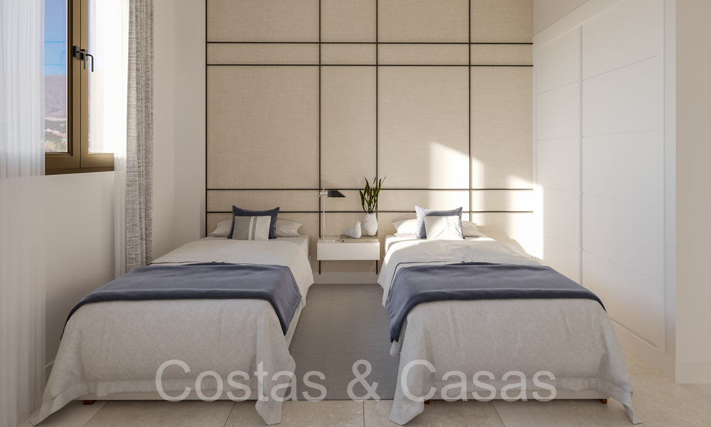 Apartamentos contemporáneos de nueva construcción en venta a poca distancia de la playa y con vistas al mar, cerca del centro de Estepona 65566