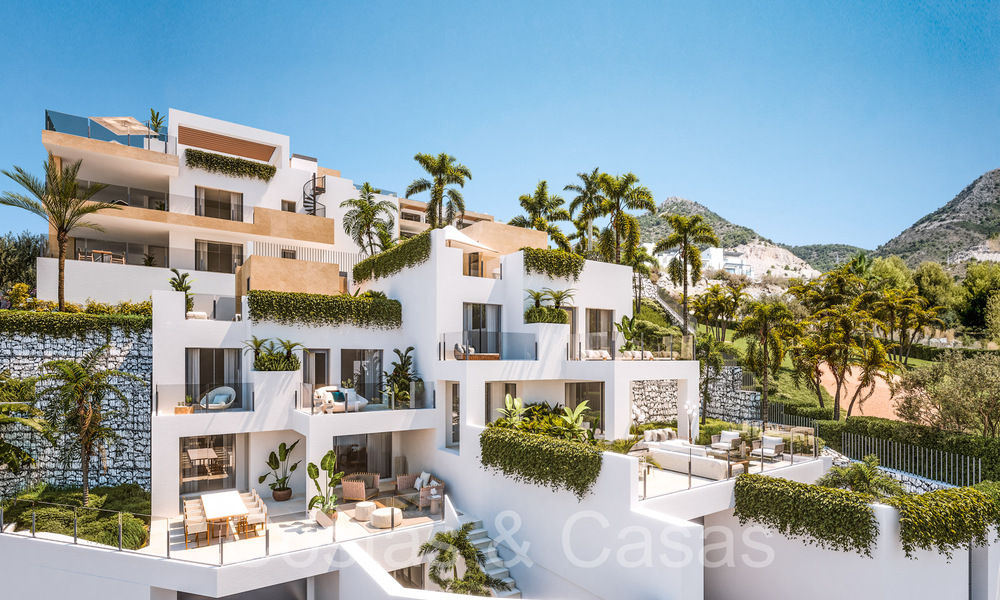 Proyecto exclusivo con vistas panorámicas al mar en venta en Benalmádena, Costa del Sol 65571