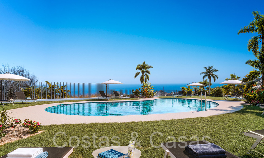 Proyecto exclusivo con vistas panorámicas al mar en venta en Benalmádena, Costa del Sol 65572