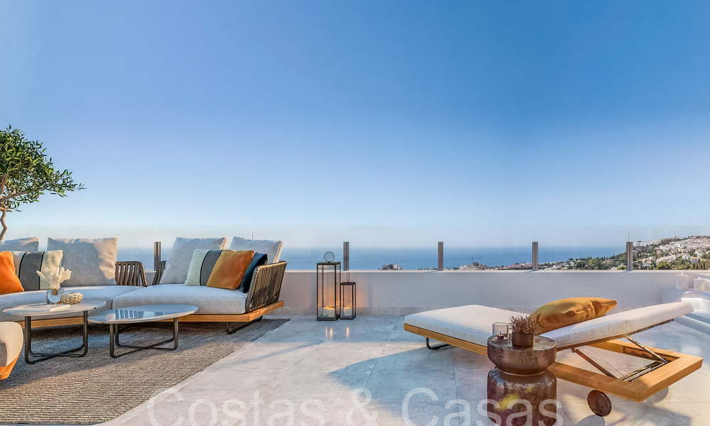Proyecto exclusivo con vistas panorámicas al mar en venta en Benalmádena, Costa del Sol 65577