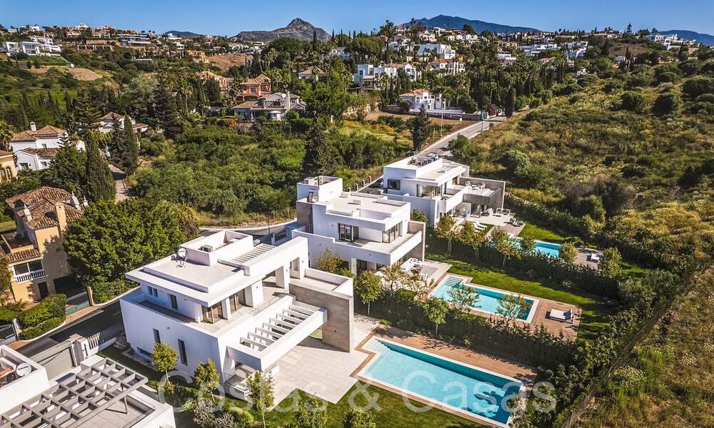 Sofisticadas villas de nueva construcción en venta en la Nueva Milla de Oro entre Marbella y Estepona 66065