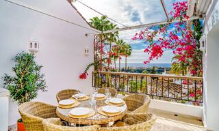 Pintoresca casa adosada con vistas al mar en venta en las colinas de Marbella - Benahavis 65968 