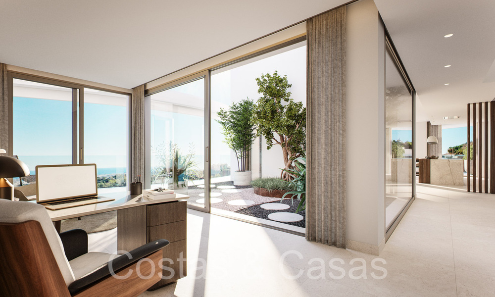 Apartamentos nuevos y exclusivos en venta con impresionantes vistas al mar en Benahavis - Marbella 66021