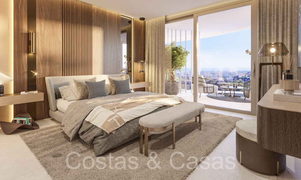 Apartamentos nuevos y exclusivos en venta con impresionantes vistas al mar en Benahavis - Marbella 66023