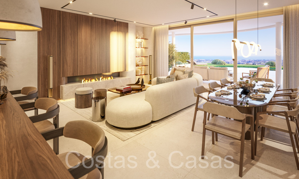 Apartamentos nuevos y exclusivos en venta con impresionantes vistas al mar en Benahavis - Marbella 66024